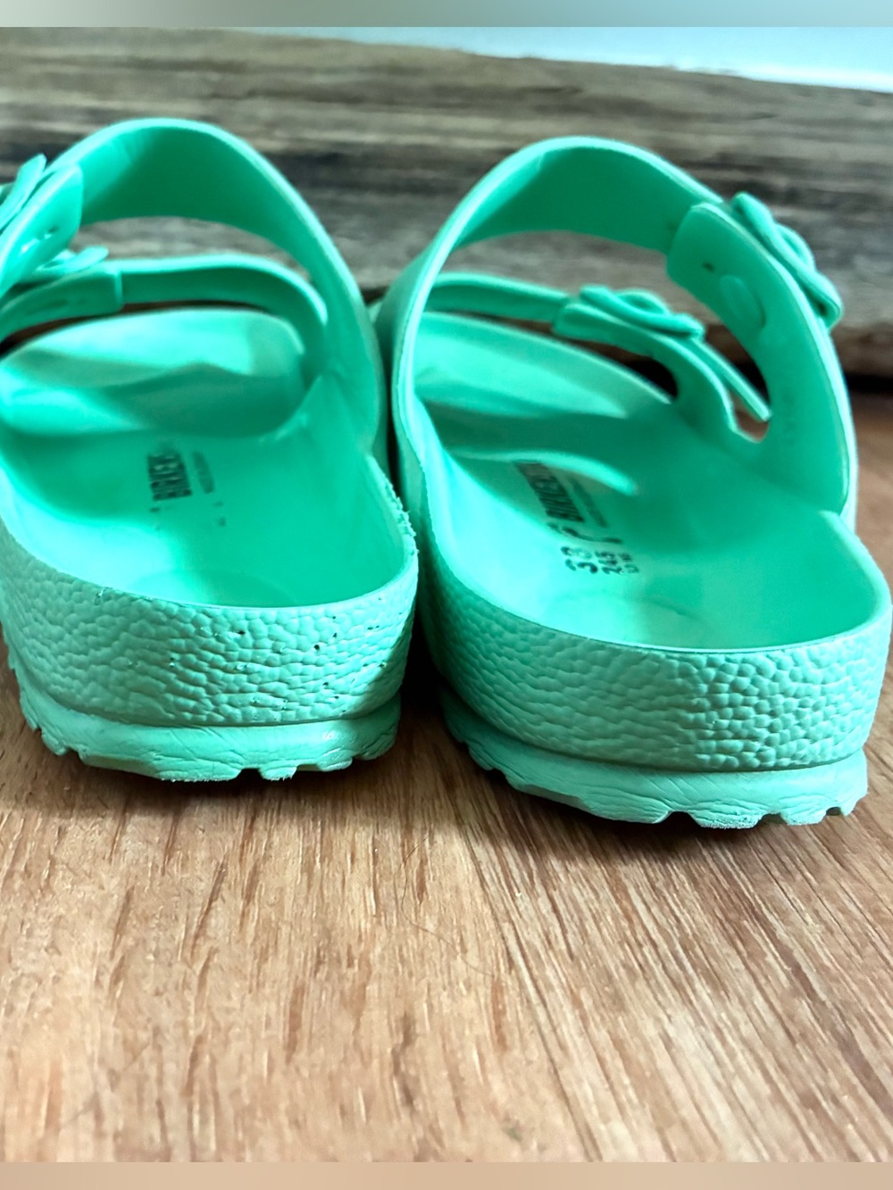 Birkenstock Arizona EVA Sandals Green Waterproof Women’s 38 Lightweight - Picture 6 of 8